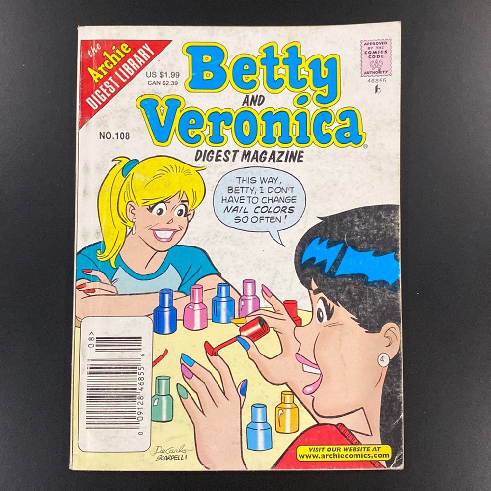 Archie Comics | Betty & Veronica #108 (1999) - Vintage Comic Digest Magazine